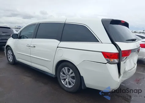2015 Honda Odyssey Ex-L from USA, damaged, VIN 5FNRL5H60FB021090